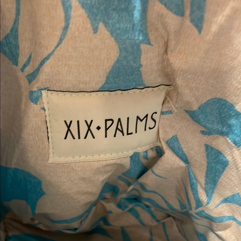 XIX-Palms Insulated Straw Backpack with Tan Straps - Picture 2 of 8